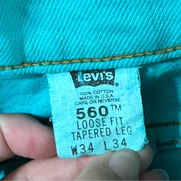 LEVI’S Vintage Custom died Cut off High Rise denim Shorts - Picture 4 of 10